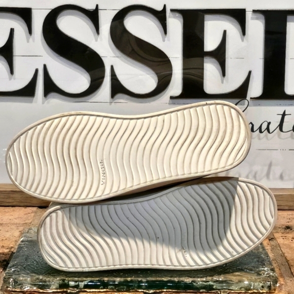 Vince Warren Court Leather Sneaker 'Milk' Off White Wmns 8 #275795 - Picture 5 of 8